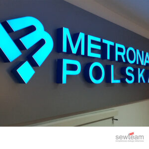 Logo Przestrzenne 3D na ścianę